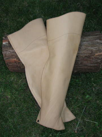 Barock Chaps Rindleder Glatt, Rei�verschluss hinten ganz02